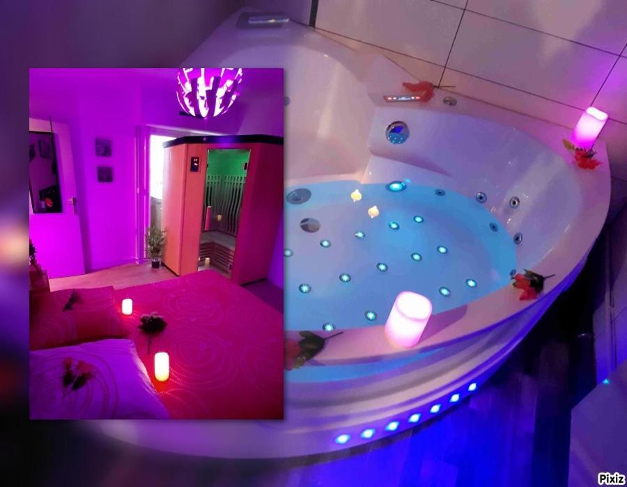Spa et Sauna Privatif à Biscarosse Plage pour Nuit Romantique balnéothérapie et sauna accessible toute l année dans l appartement petit dejeuner et repas en option reglement sur place Biscarrosse Exterior foto